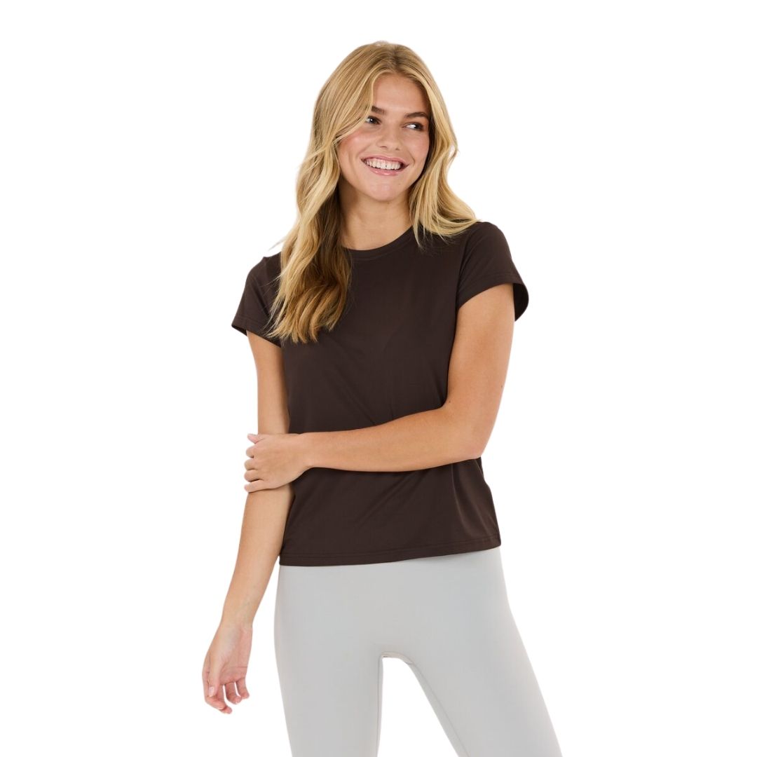 Athlecia Almi V2 W S/S Tee (Chocolate Torte)