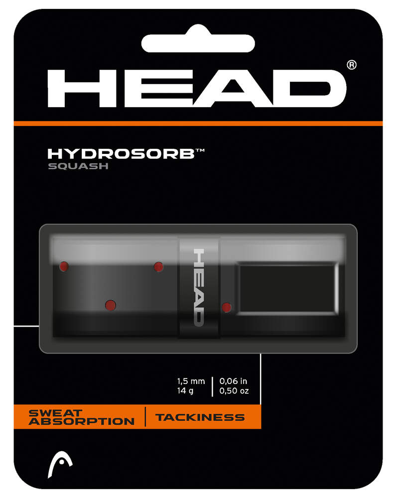 Head Hydrosorb Squashgrip (Sort)