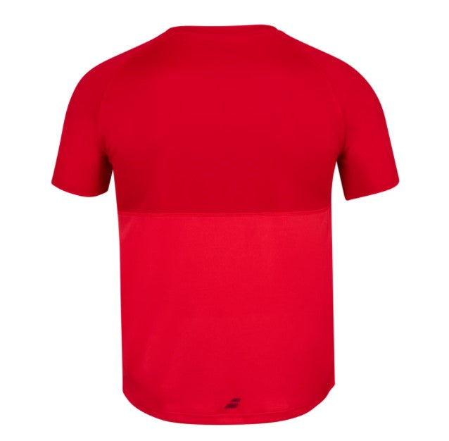 Babolat Play Crew Neck Tee (Rød) - Padellife.dk