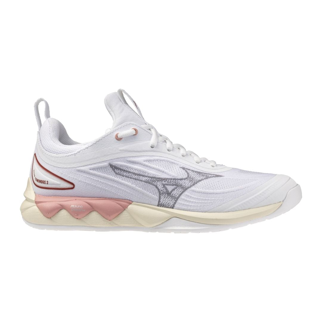 Mizuno Wave Luminous 3 (W) (White/Rose Elegance/Lava Falls)