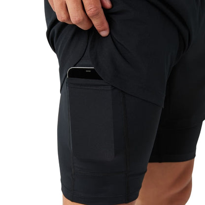 Björn Borg 2 in 1 Shorts Men (Black Beauty)