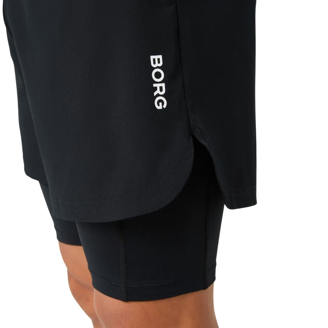 Björn Borg 2 in 1 Shorts Men (Black Beauty)