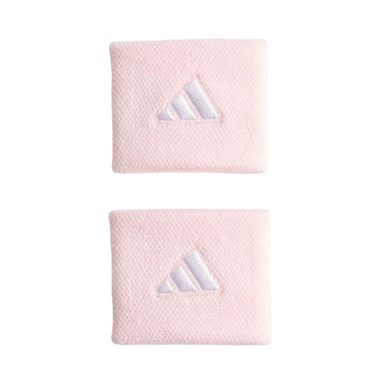 Adidas Wristbands Small (2-pak, Distilled Pink/White)