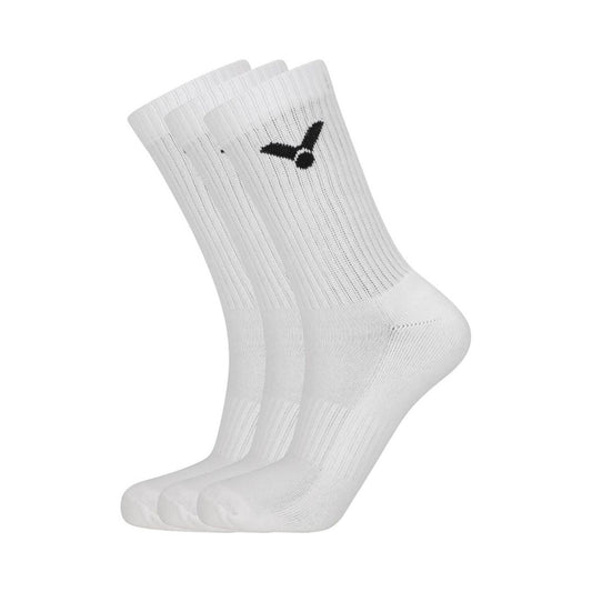 Victor Performance Crew Cut Strømper (3-pak, White)