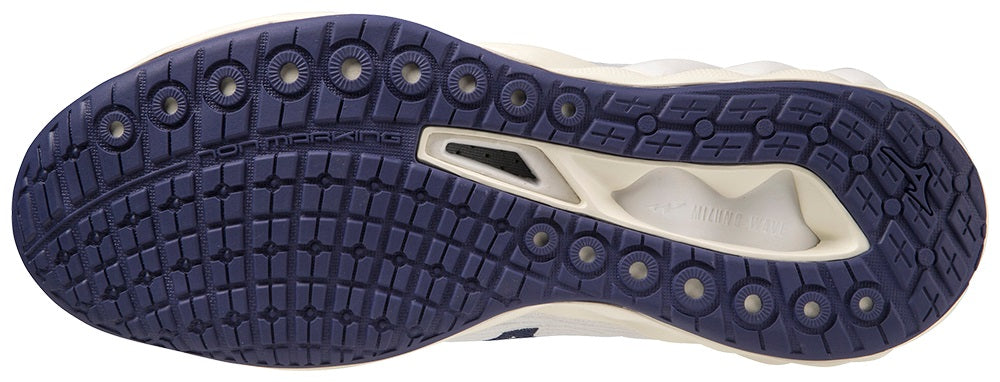Mizuno Wave Luminous 2 (Hvid/Mørkeblå) Squashsko