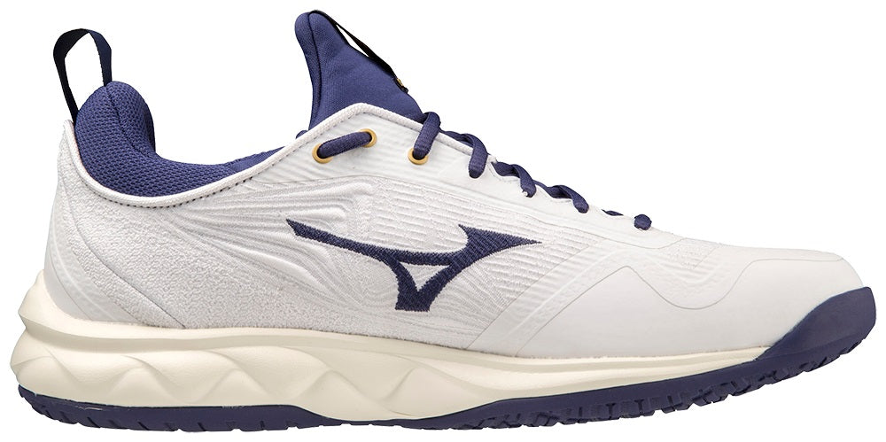 Mizuno Wave Luminous 2 (Hvid/Mørkeblå) Squashsko