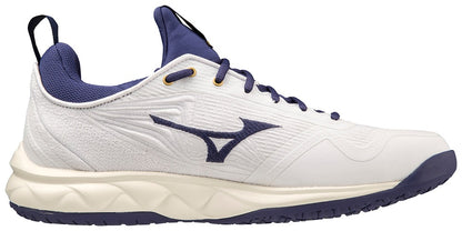Mizuno Wave Luminous 2 (Hvid/Mørkeblå) Squashsko