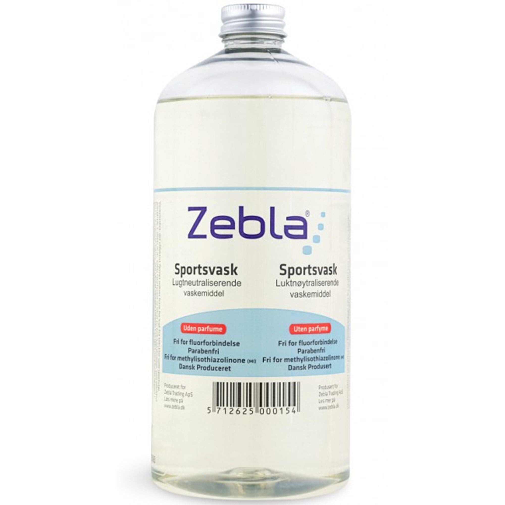 Zebla Lugtneutraliserende Vaskemiddel (1 liter)